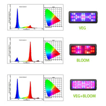 Load image into Gallery viewer, Criusun Optical Lens, Full Spectrum Powerful LED Grow Light with Bloom Veg Switch for Indoor Plants