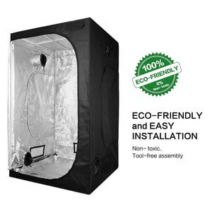 SunStream Hydroponic Grow Tent for Indoor Seedling Plant Growing, Water-Resistant