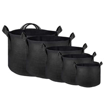 Load image into Gallery viewer, SunStream 5-Pack Heavy Duty Thickened Nonwoven Fabric Pots Grow Bags With Handles