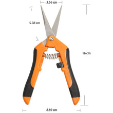 Load image into Gallery viewer, SunStream Garden Pruning Shear Steel Blade Hand Pruner (Scissors)