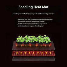 Load image into Gallery viewer, SunStream Waterproof Seedling Heat Mat Pad for Seed Starter, Germination, Rooting &amp; Propagation