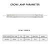 SunStream Double Ended Metal Halide (MH) Grow Light Lamp Bulb for Digital Ballast