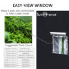 SunStream Hydroponic Grow Tent for Indoor Seedling Plant Growing, Water-Resistant