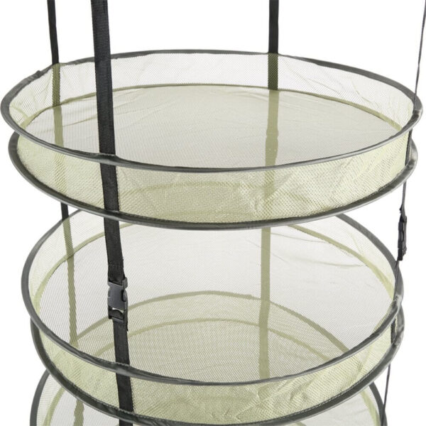 SunStream 6 Tier Collapsible Mesh Air Drying Rack Net for Herbs, Buds, Flowers and Hydroponic Plants