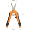 SunStream Garden Pruning Shear Steel Blade Hand Pruner (Scissors)