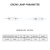SunStream Double Ended High Pressure Sodium (HPS) Grow Light Lamp Bulb for Digital Ballast